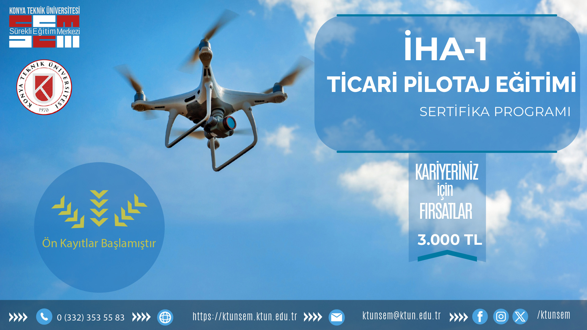 İHA-1 Ticari Pilotaj Eğitimi